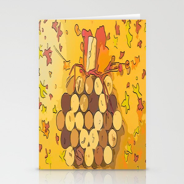 Abstract Autumn Stationery Cards