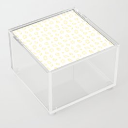Yellow Gems Pattern Acrylic Box