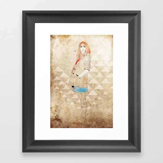 Girl One Framed Art Print