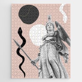 Athena Snake Finesse #2 #wall #art #society6 Jigsaw Puzzle