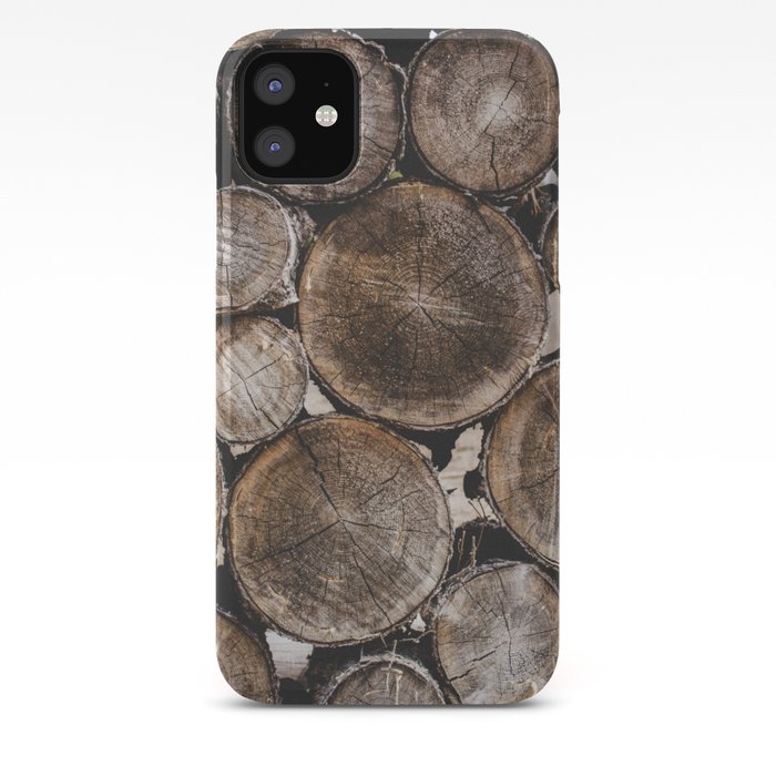 Wood pattern iPhone Case
