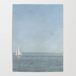 Sunday Sail  - Cape Cod Poster