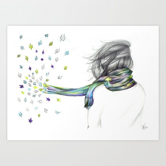 Leave Me Alone Art Print