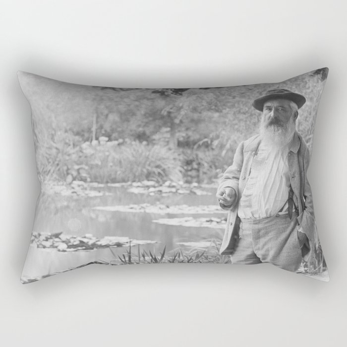 Claude Monet a Giverny Rectangular Pillow
