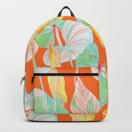 Lush Lily - orange zest Backpack