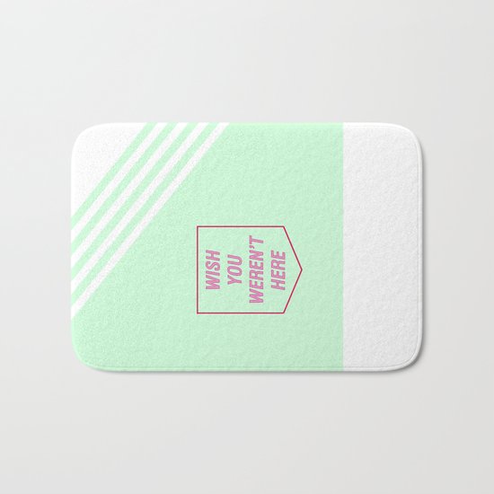 WISH YOU WERE HERE Bath Mat