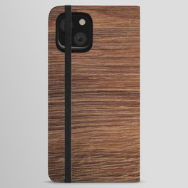 Oak wood texture background iPhone Wallet Case