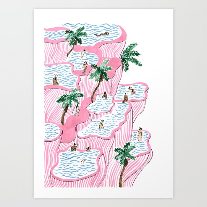 Pamukkale Kunstdrucke Pamukkale Kunstdrucke