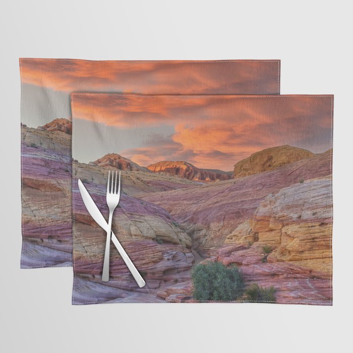 Sunset 0094 - Valley of Fire State Park, Nevada Placemat
