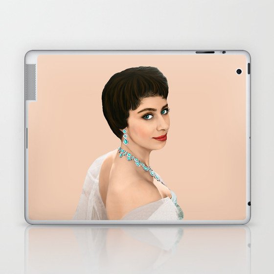 Princess Margaret - The Young Princess in Chiffon Laptop & iPad Skin