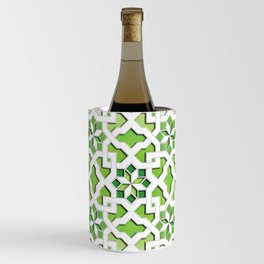  oriental pattern for Kris 3 - brown, green, white  Wine Chiller