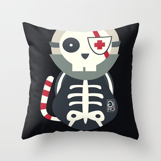 Scat Throw Pillow
