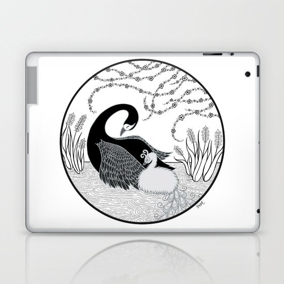 Black Swan and Moonlark Laptop & iPad Skin