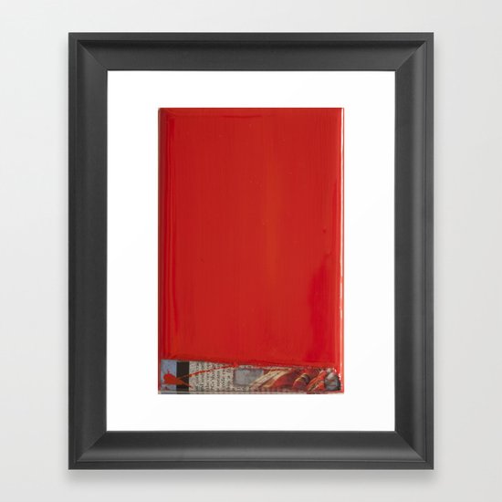 RED1 Framed Art Print