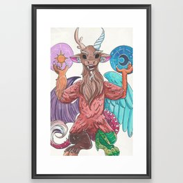 In the name of Chaos Framed Art Print