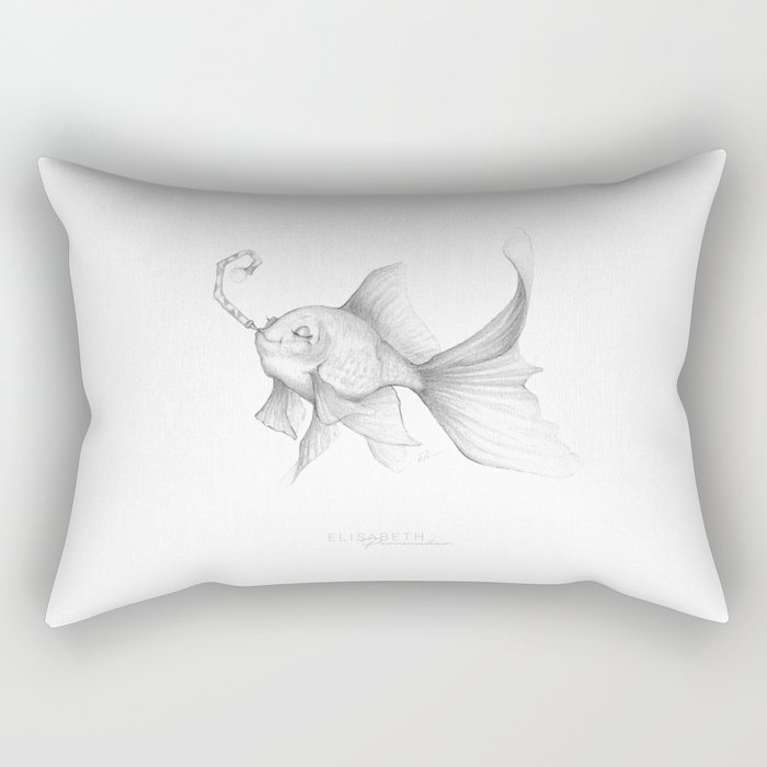 « Comme un poisson » Rectangular Pillow