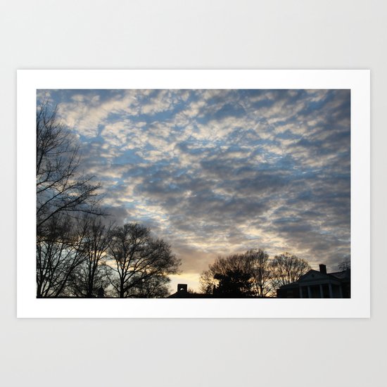 Clouds Art Print