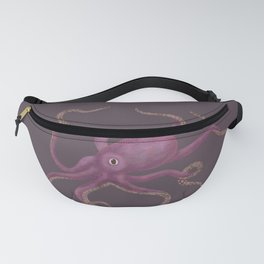 Purple Octopus Art Design Fanny Pack