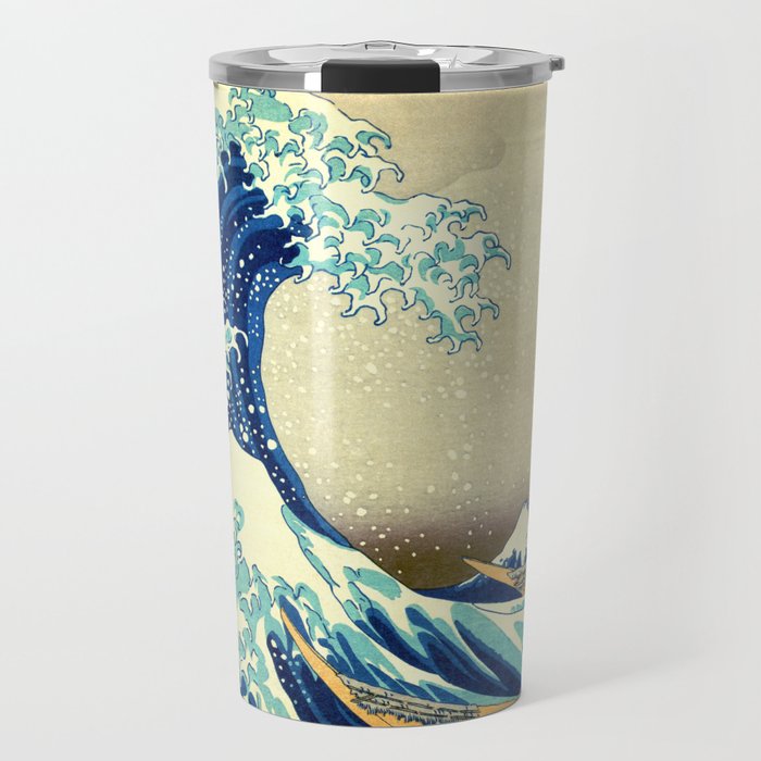 The Great Wave Off Kanagawa Katsushika Hokusai Travel Mug