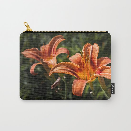 Orange Yellow Fire Lily Carry-All Pouch