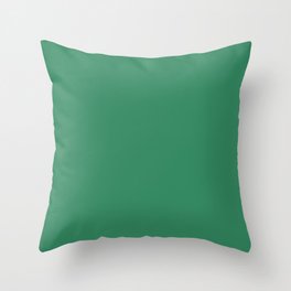 Exquisite Emerald Green Throw Pillow
