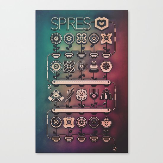 SPIRES IRRIGATION (2014) Canvas Print