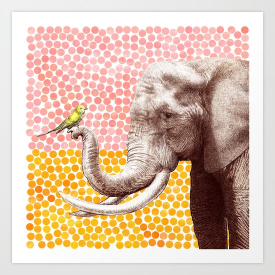 New Friends 2 by Eric Fan and Garima Dhawan Art Print