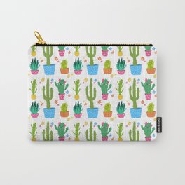 Seamless funny cactus pattern Carry-All Pouch