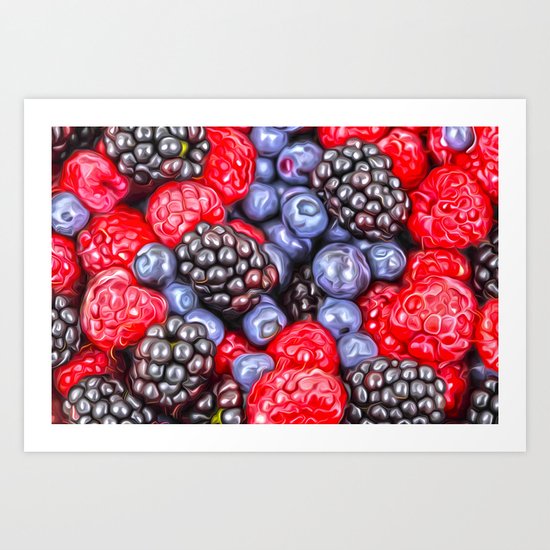 Berries Art Print