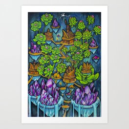 Crystal Canvas Prints Society6