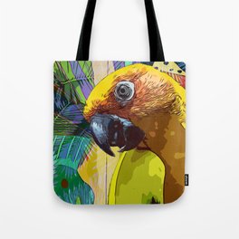 Terror Parrot - Tropical Bird Tote Bag