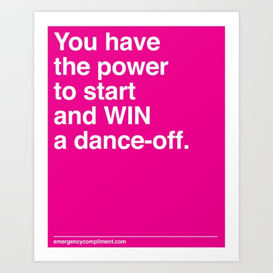 Dance Off Art Print