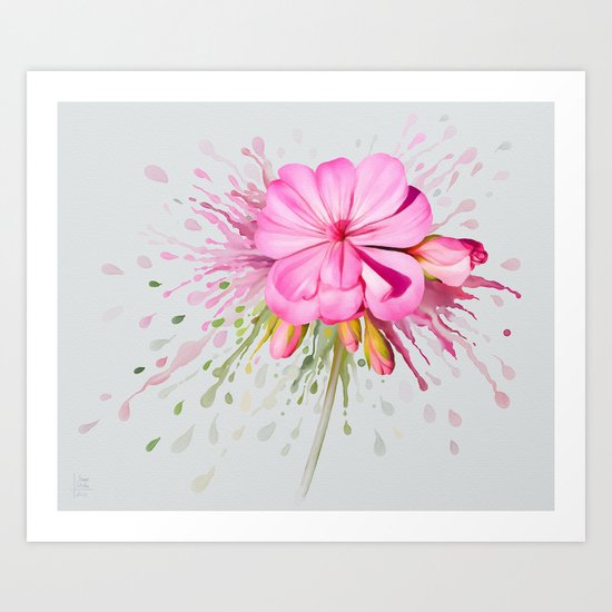 Color Eruption Art Print