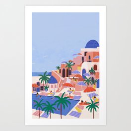 Summer Vacation Art Print