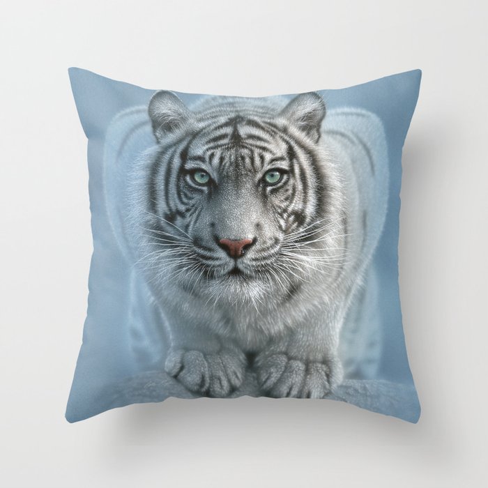 White Tiger - Wild Intentions Throw Pillow