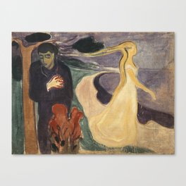 Edvard Munch Separation Canvas Print