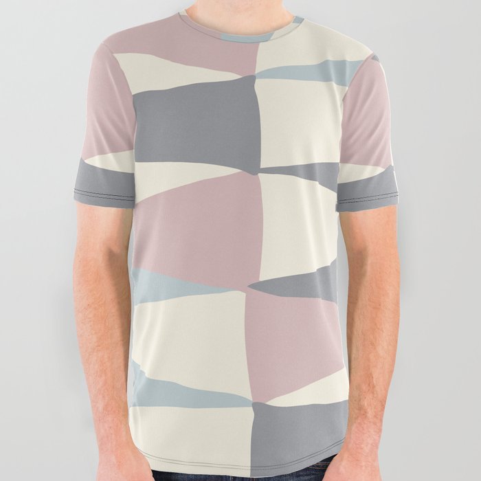 Zaha Pastel All Over Graphic Tee