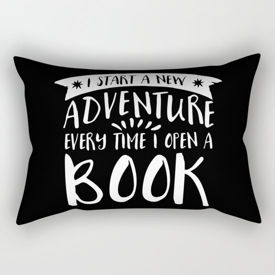 I Start a New Adventure Every Time I Open a Book! - Inverted Rectangular Pillow