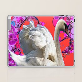 White Swan Laptop Skins Society6