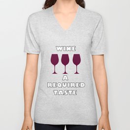 wine V Neck T Shirt