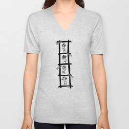 Variation on a Dance Party V Neck T Shirt