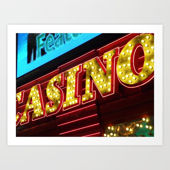 Casino Art Print