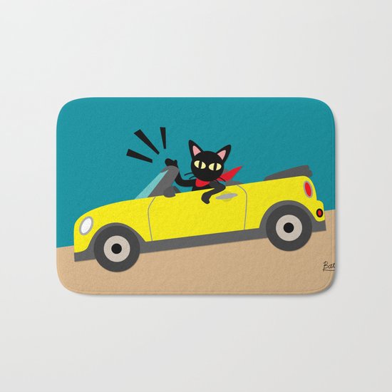 Whim in the car Bath Mat