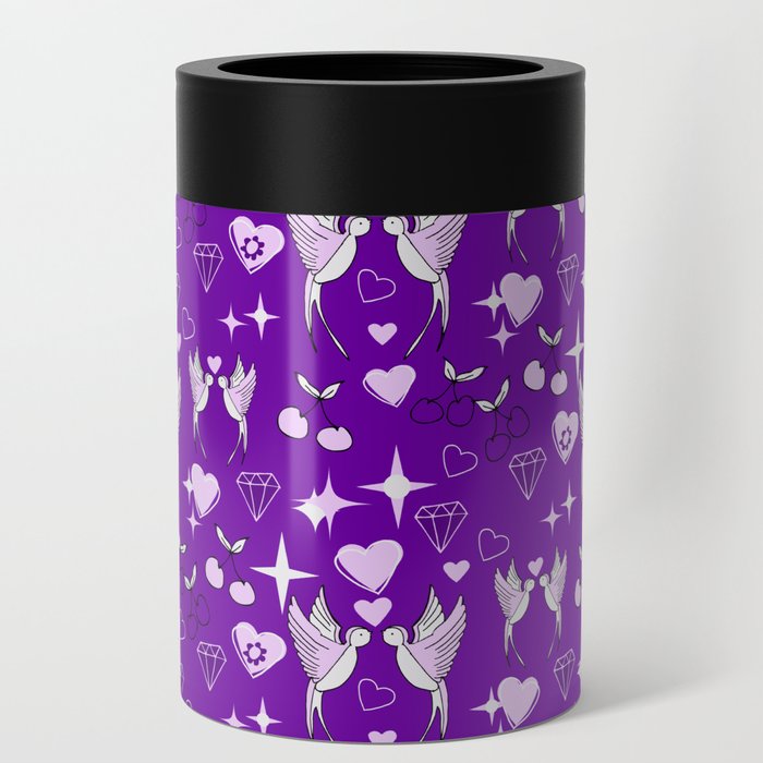 Kitsch Valentine Purple Can Cooler