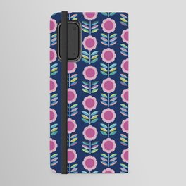 Pink Swedish Flowers - Visby Android Wallet Case