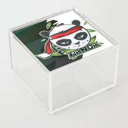 funny panda gift for girls and boys Acrylic Box