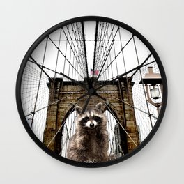 King of Brooklyn Bridge Wall Clock