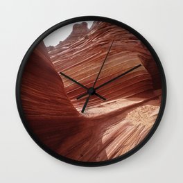 Epic Red Rock Canyons: The Wave Paria Widerness Wall Clock
