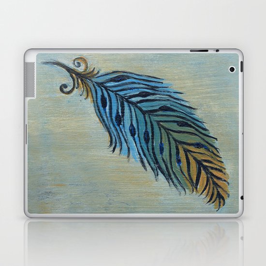 Tri-Color Feather Laptop & iPad Skin