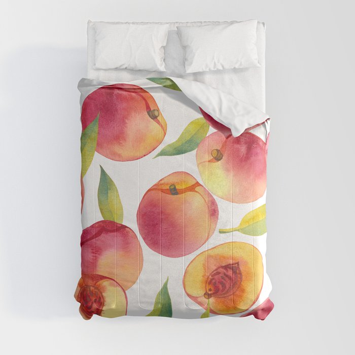 peache fruit pattern Comforter